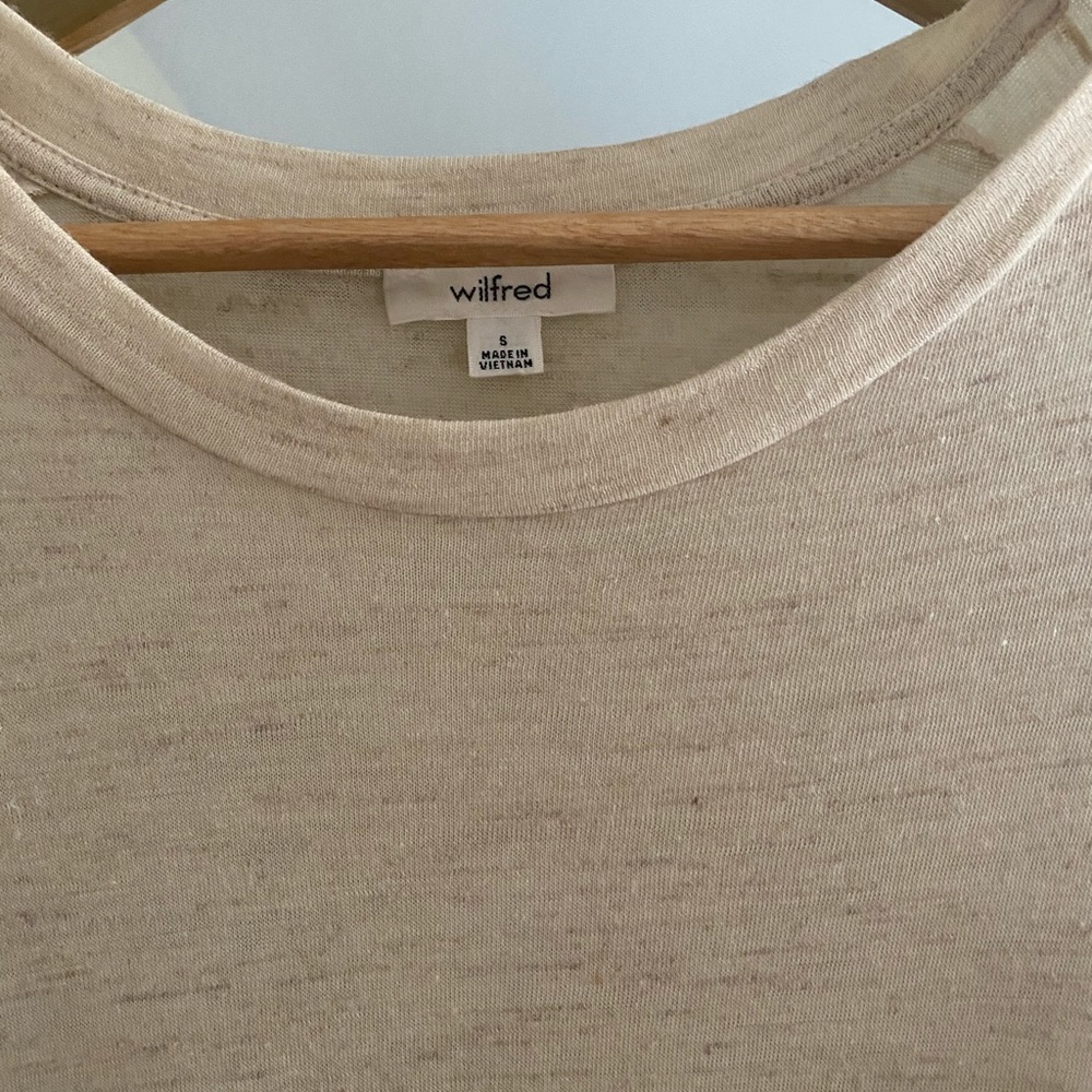 Wilfred Beige Minimalist Shirt - Picture 3 of 7